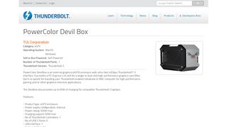 
                            9. PowerColor Devil Box | Thunderbolt Technology …