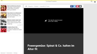 
                            8. Powergemüse: Spinat & Co. halten im Alter fit | WEB.DE