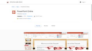 
                            7. PowerPoint Online - Chrome Web Store