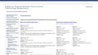 
                            7. PowerSchool - Cabarrus County Schools Instructional ...
