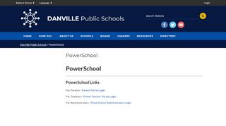 
                            5. PowerSchool - Danville Public Schools