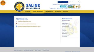 
                            6. PowerSchool - District Resources - Saline Area …