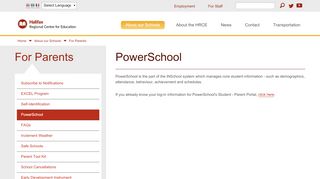 
                            1. PowerSchool | Halifax Regional Centre for Education