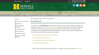 
                            11. PowerSchool - Howell Public Schools