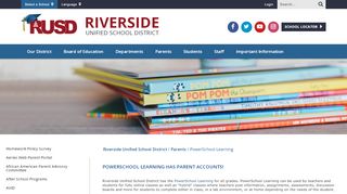 
                            7. PowerSchool Learning - Riverside Unified School District