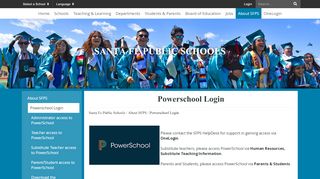 
                            11. Powerschool Login - Santa Fe Public Schools