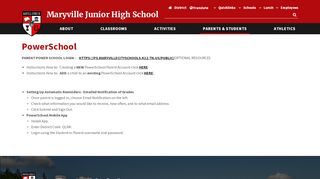 
                            7. PowerSchool - Maryville Junior High School