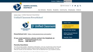 
                            2. PowerSchool - Miscellaneous - Nampa School District