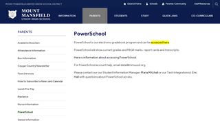 
                            9. PowerSchool - Mount Mansfield Union High School