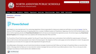 
                            3. PowerSchool - North Andover Public Schools