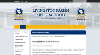 
                            5. PowerSchool Parent - Livingston Parish Public Schools