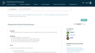 
                            1. Powerschool Parent Portal Access - PowerSchool Community