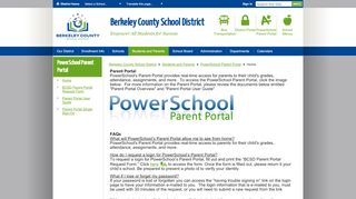 
                            9. PowerSchool Parent Portal / Home - Berkeley County School ...