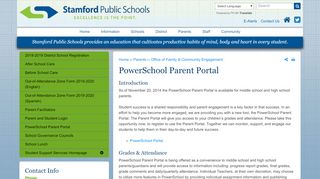 
                            7. PowerSchool Parent Portal | Stamford Public Schools