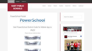 
                            6. PowerSchool Portal - Hart Public Schools