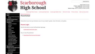 
                            3. PowerSchool - Scarborough High School - …