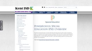 
                            8. PowerSchool Special Education - Kent ISD