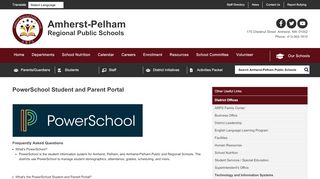 
                            3. PowerSchool Student and Parent Portal | Amherst-Pelham Regional ...