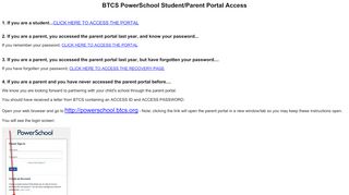 
                            8. PowerSchool Student/Parent Portal