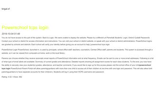 
                            5. Powerschool tcps login - tirigal.cf