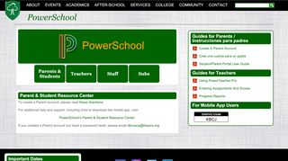 
                            4. PowerSchool - WCHS