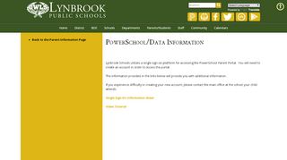
                            2. PowerSchool/Data ... - Lynbrook Public Schools Parents/Students