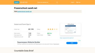 
                            9. Powerschool.sandi.net: Student and Parent Sign In