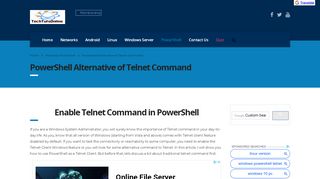 
                            4. PowerShell Alternative of Telnet Command