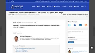 
                            8. PowerShell Invoke-WebRequest - Parse and …