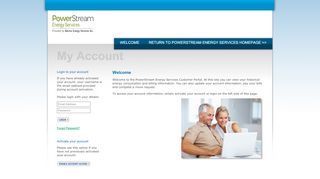 
                            3. PowerStream Energy Services : Web Portal