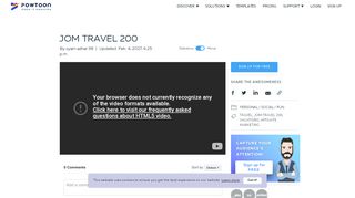 
                            5. Powtoon - JOM TRAVEL 200