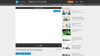 
                            9. PP KRONOS SETUP TRAINING - SlideShare