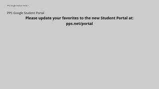 
                            1. PPS Google Student Portal - Google Sites