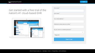 
                            9. Practice Fusion: Sign Up to Create Your EHR