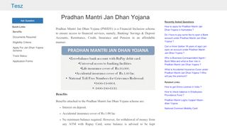 
                            3. Pradhan Mantri Jan Dhan Yojana - Benefits, Documents ...