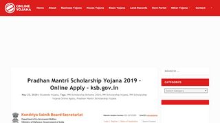 
                            7. Pradhan Mantri Scholarship Yojana 2019 - Online …