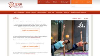 
                            9. prAna | Member Perk | Yoga Alliance