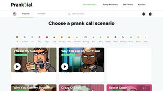 
                            2. PrankDial - The Original Internet Prank Call Website