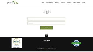 
                            10. PraxisRx - Login