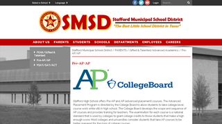 
                            2. Pre-AP/AP - Stafford Municipal School District