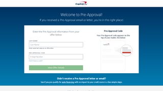 
                            5. Pre-Approved Auto Loans | Capital One