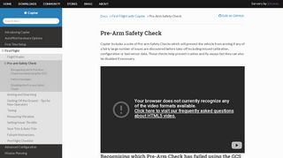 
                            8. Pre-Arm Safety Check — Copter documentation - ArduPilot