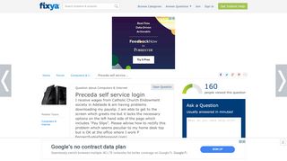 
                            5. Preceda self service login - Fixya