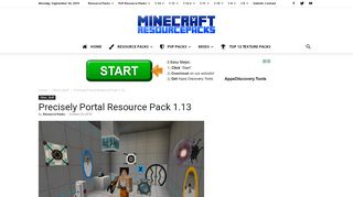
                            8. Precisely Portal Resource Pack 1.13 - Review and Download