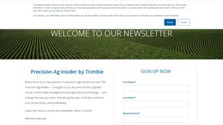 
                            5. Precision Ag Newsletter Sign-Up - ag.trimble.com