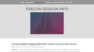 
                            5. PreCon Sessions | CanvasCon Europe