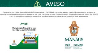 
                            3. Prefeitura de Manaus - Bolsa Universidade - Login