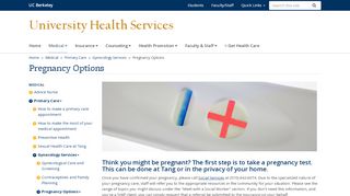 
                            6. Pregnancy Options | University Health Services