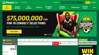 
                            2. Premier Bet Tanzania: PremierBet Online Betting