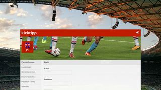 
                            5. Premier League Predictor game - Login | kicktipp